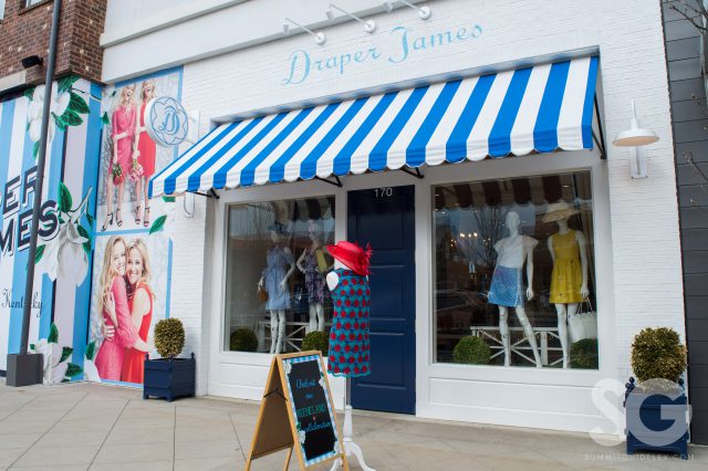 Outside view of Draper James clothing store