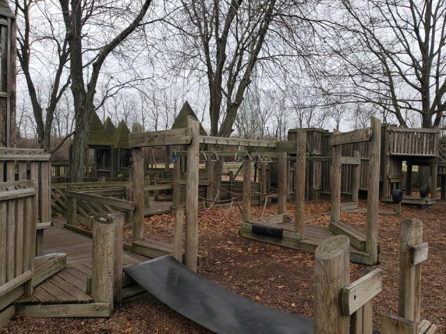 picture of shillito park, a wooden playground