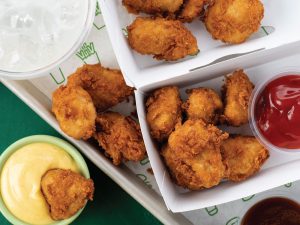 shake shack chick'n bites with dipping sauces