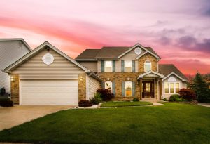 District: outside view of a home