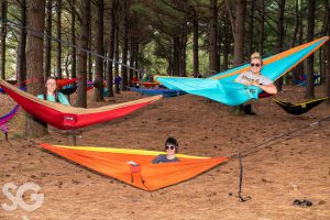 hammock: three girls in hammocks